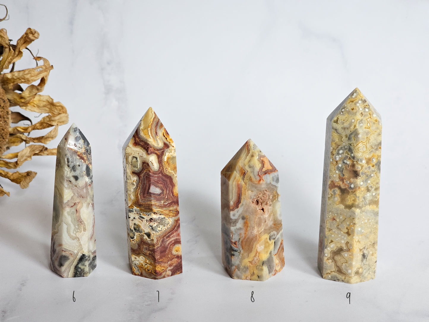 Crazy Lace Agate Towers