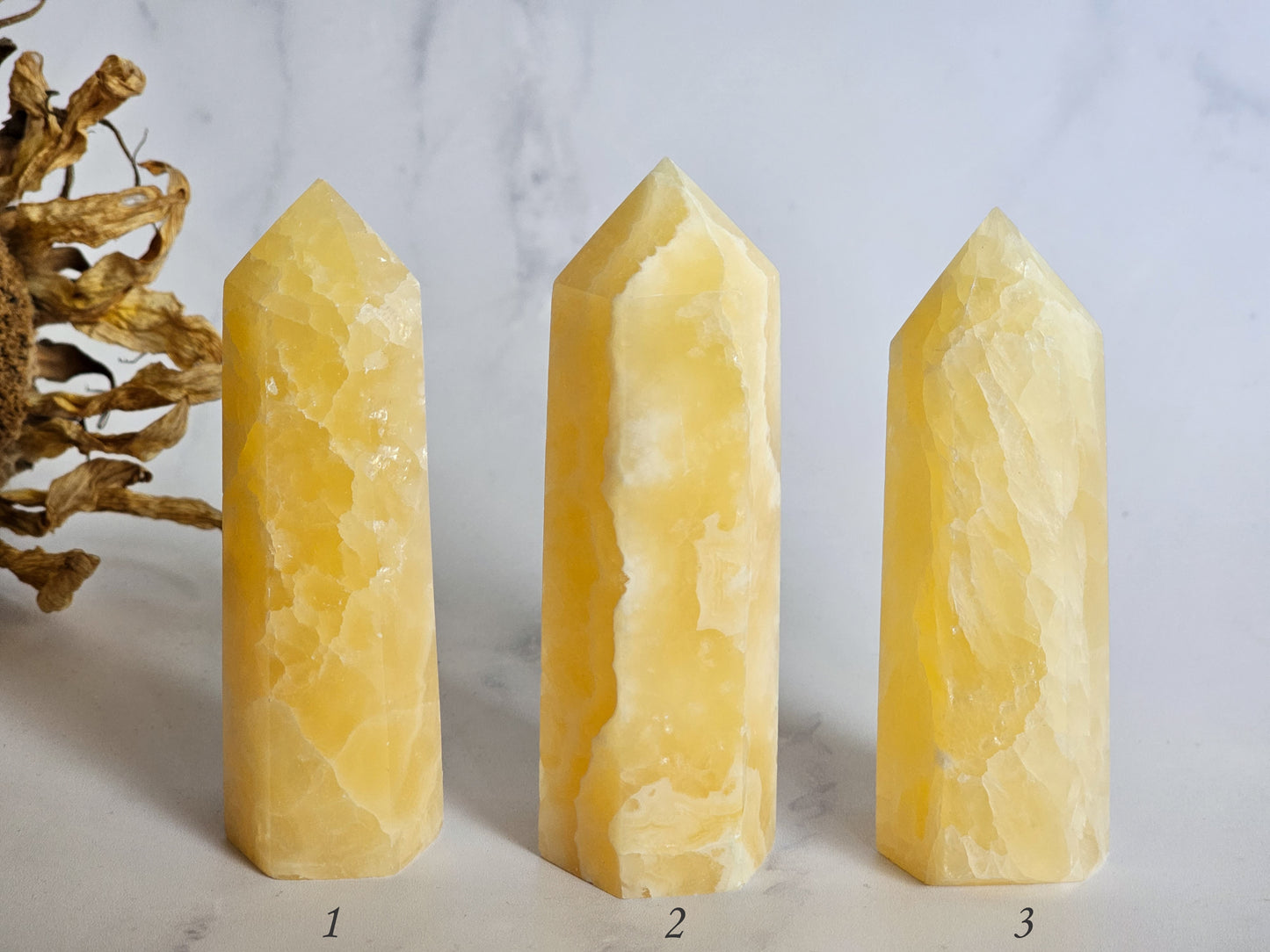 Orange Calcite Towers