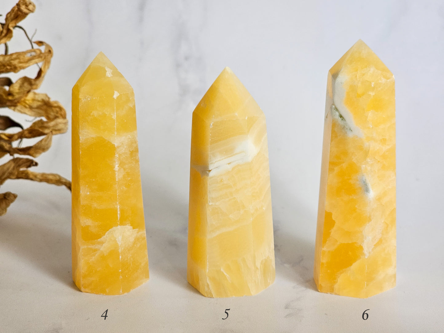Orange Calcite Towers