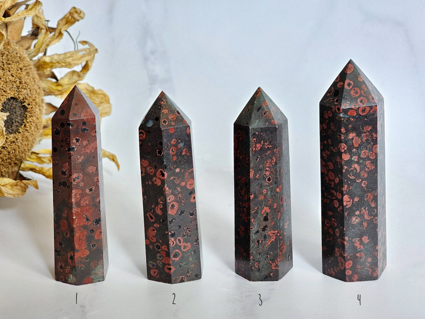 Plum Blossom Jasper Towers