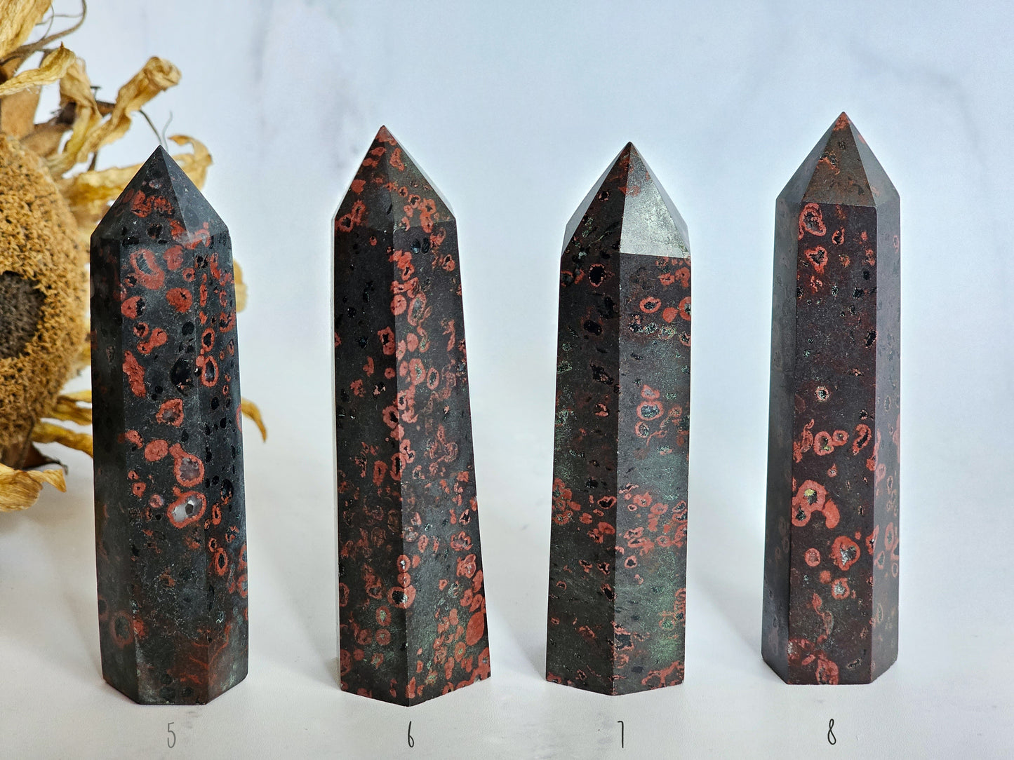 Plum Blossom Jasper Towers