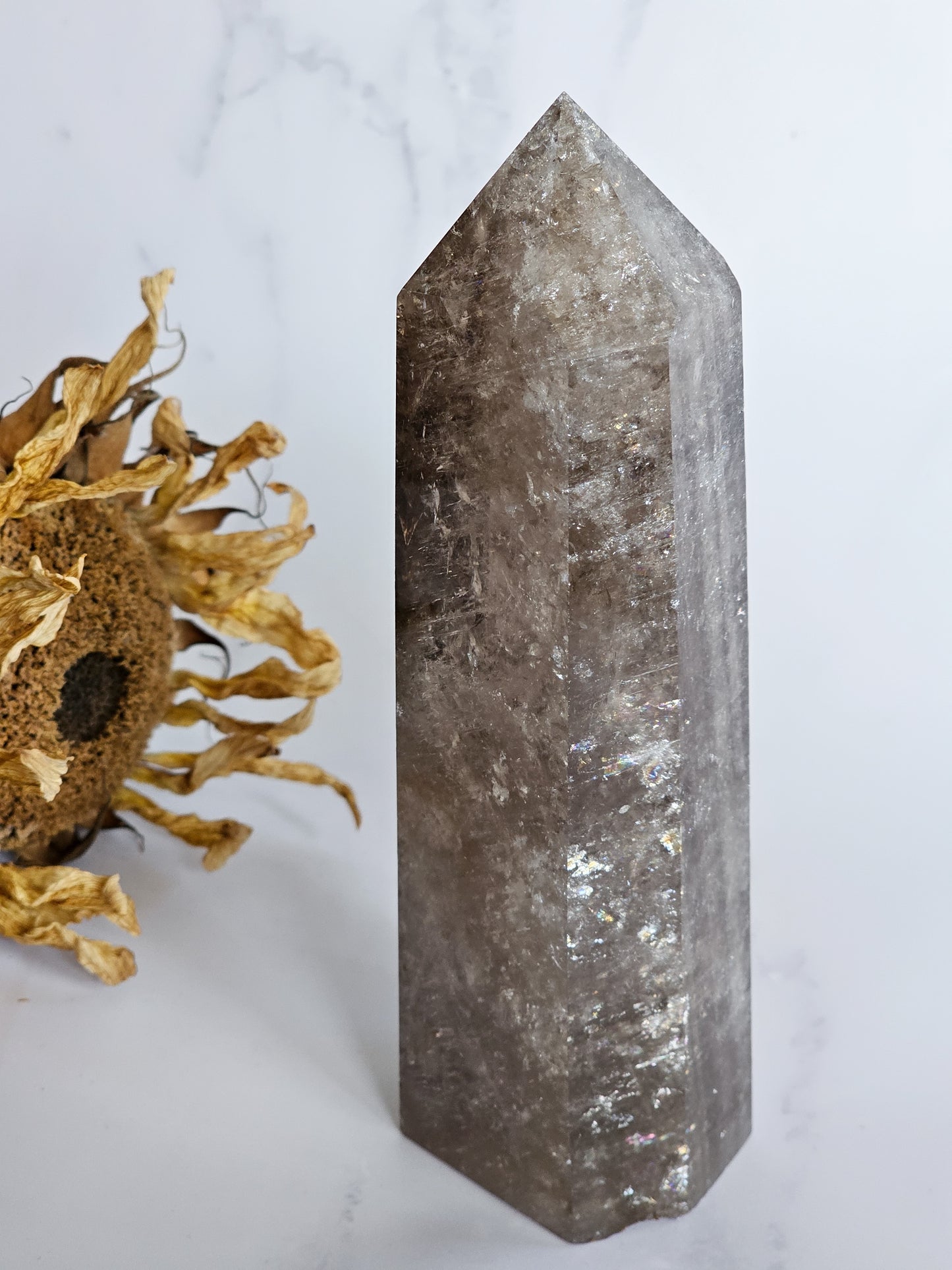 Smokey Quartz Tower