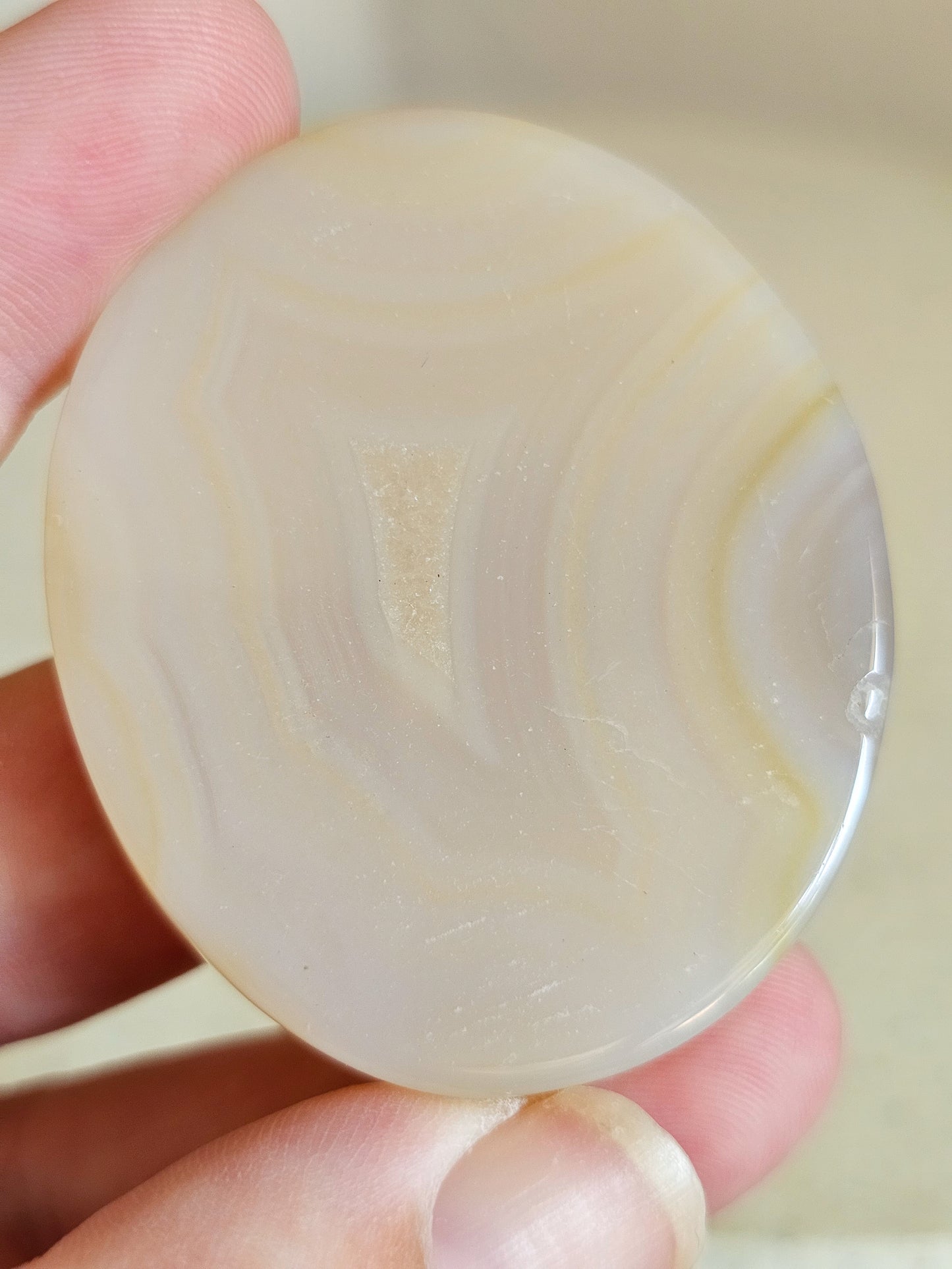Flower Agate Disc