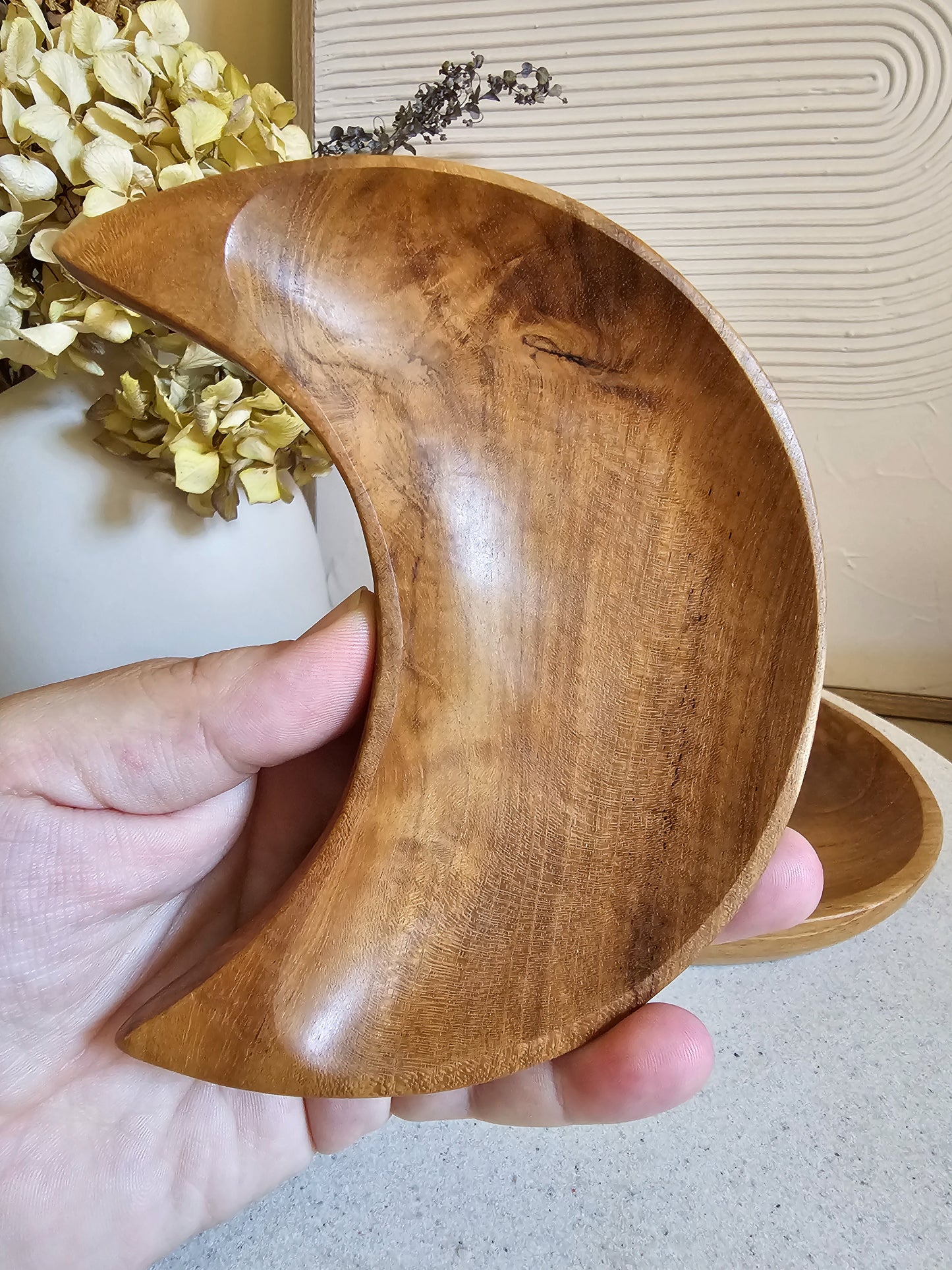 Wooden Moon Bowls