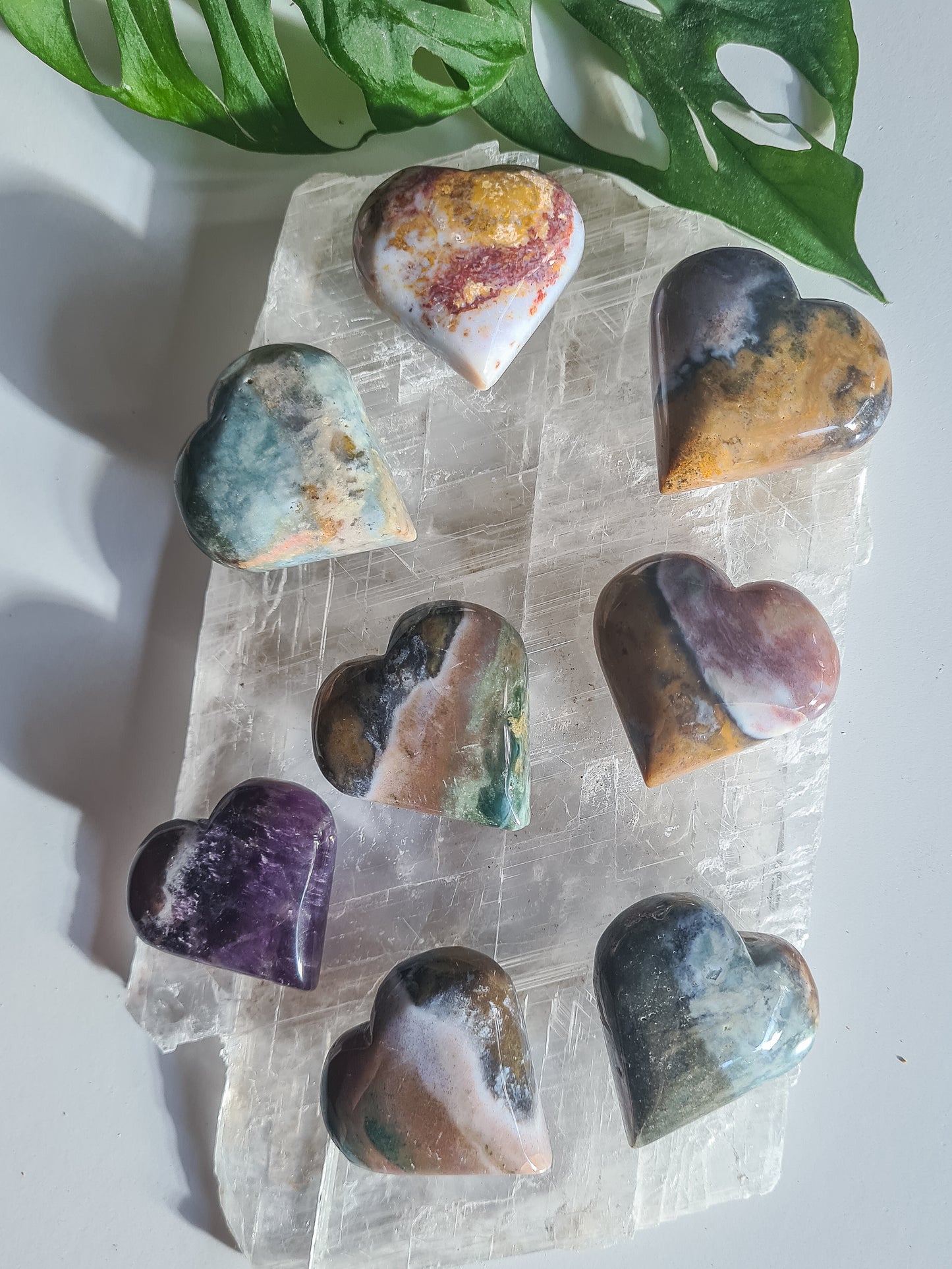 Ocean Jasper Hearts