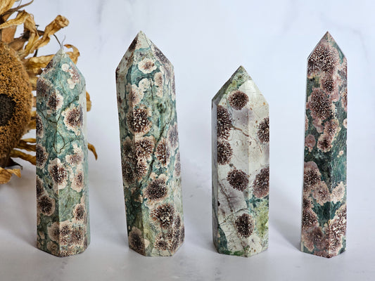 Flower Rhyolite (Green) Towers