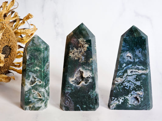 Moss Agate Towers