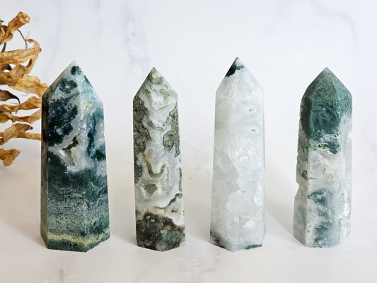 Moss Agate Towers