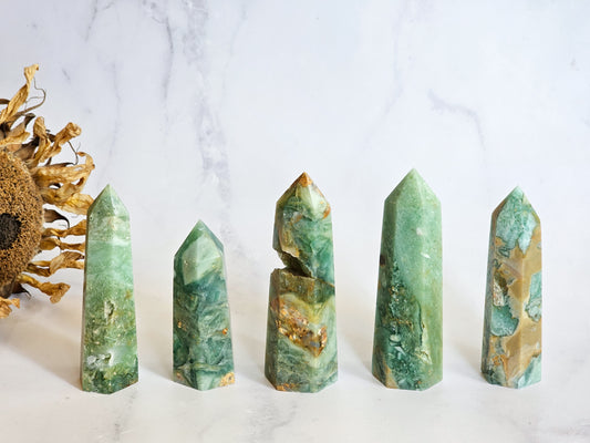 Green Fluorite Towers