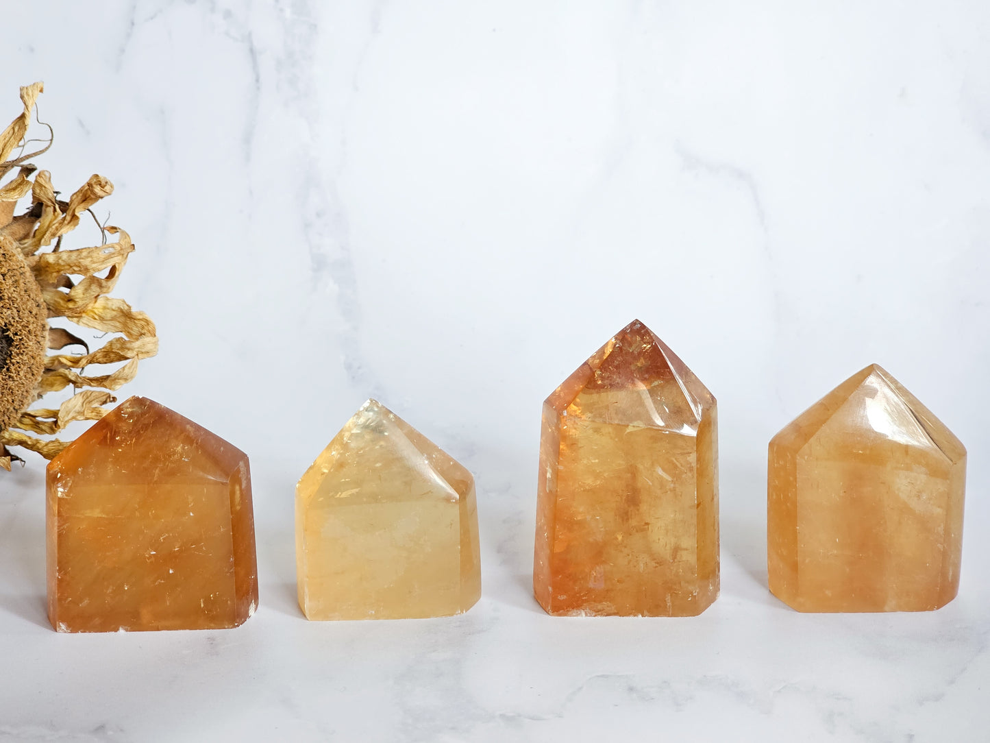 Honey Calcite Chunky Towers