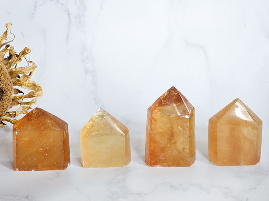 Honey Calcite Chunky Towers