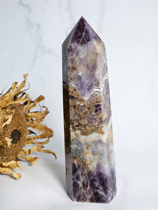 Chevron Amethyst Tower