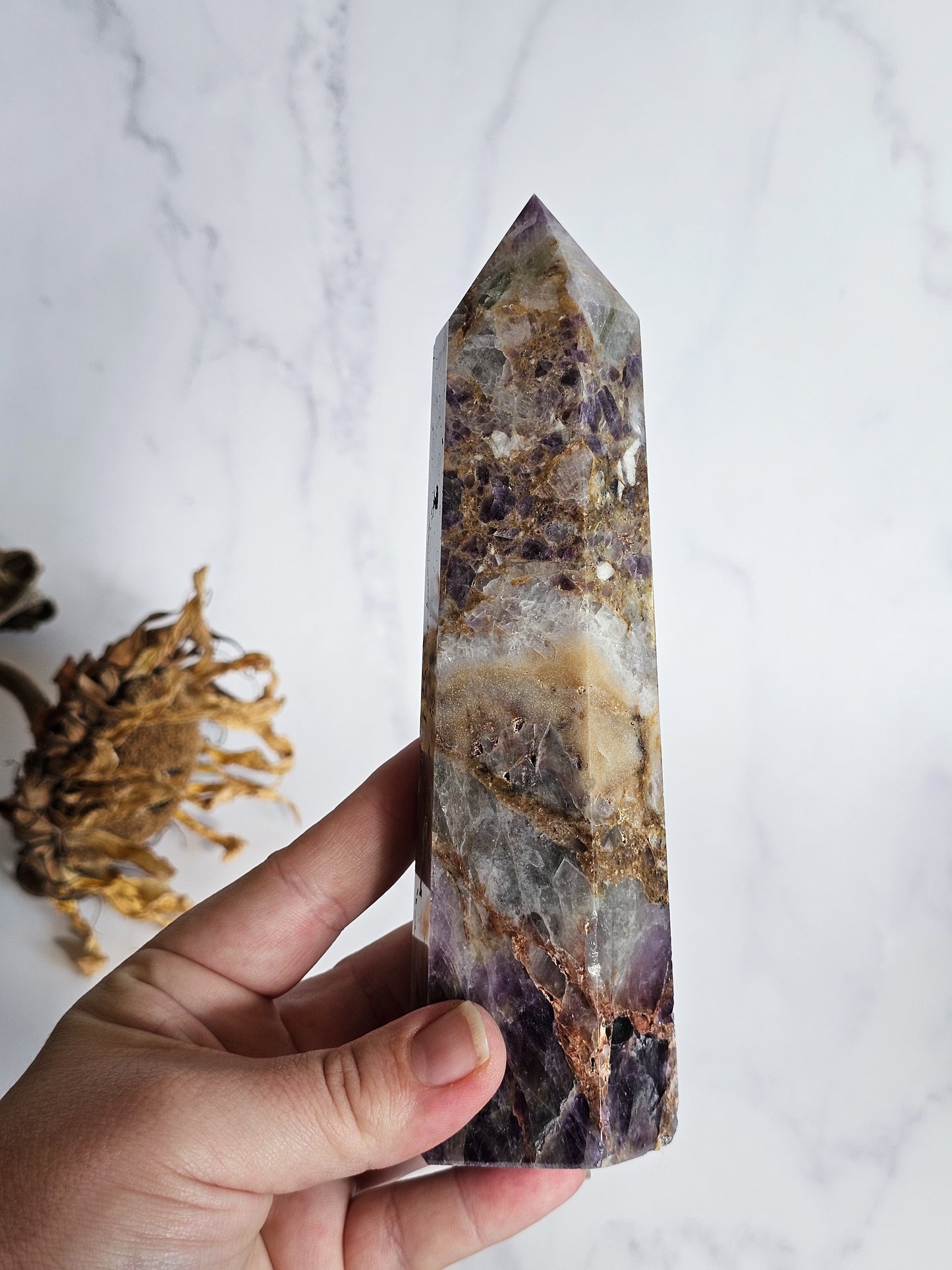 Chevron Amethyst Tower
