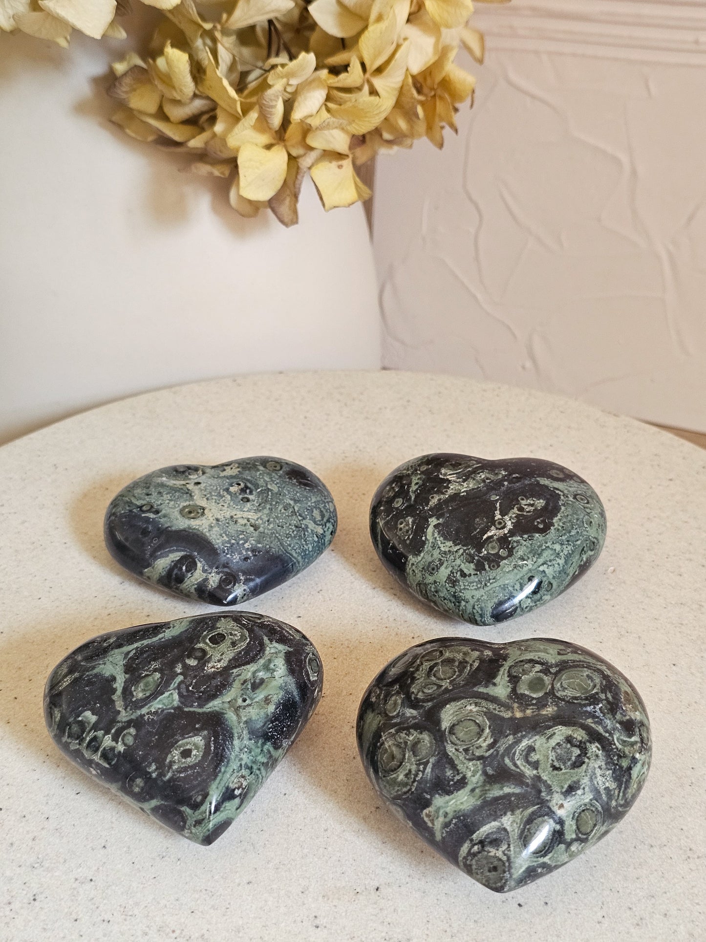 Kambaba Jasper Hearts