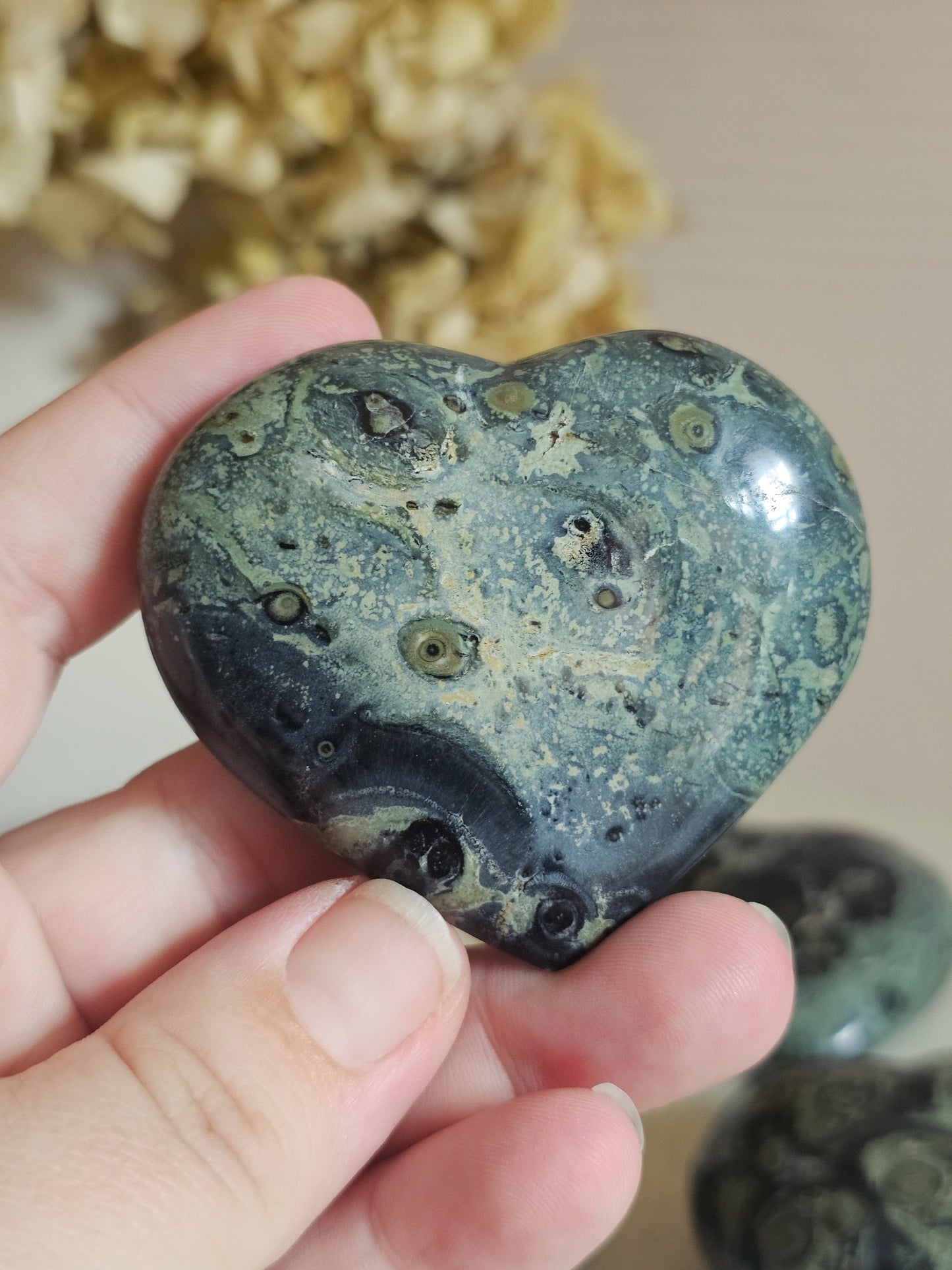 Kambaba Jasper Hearts