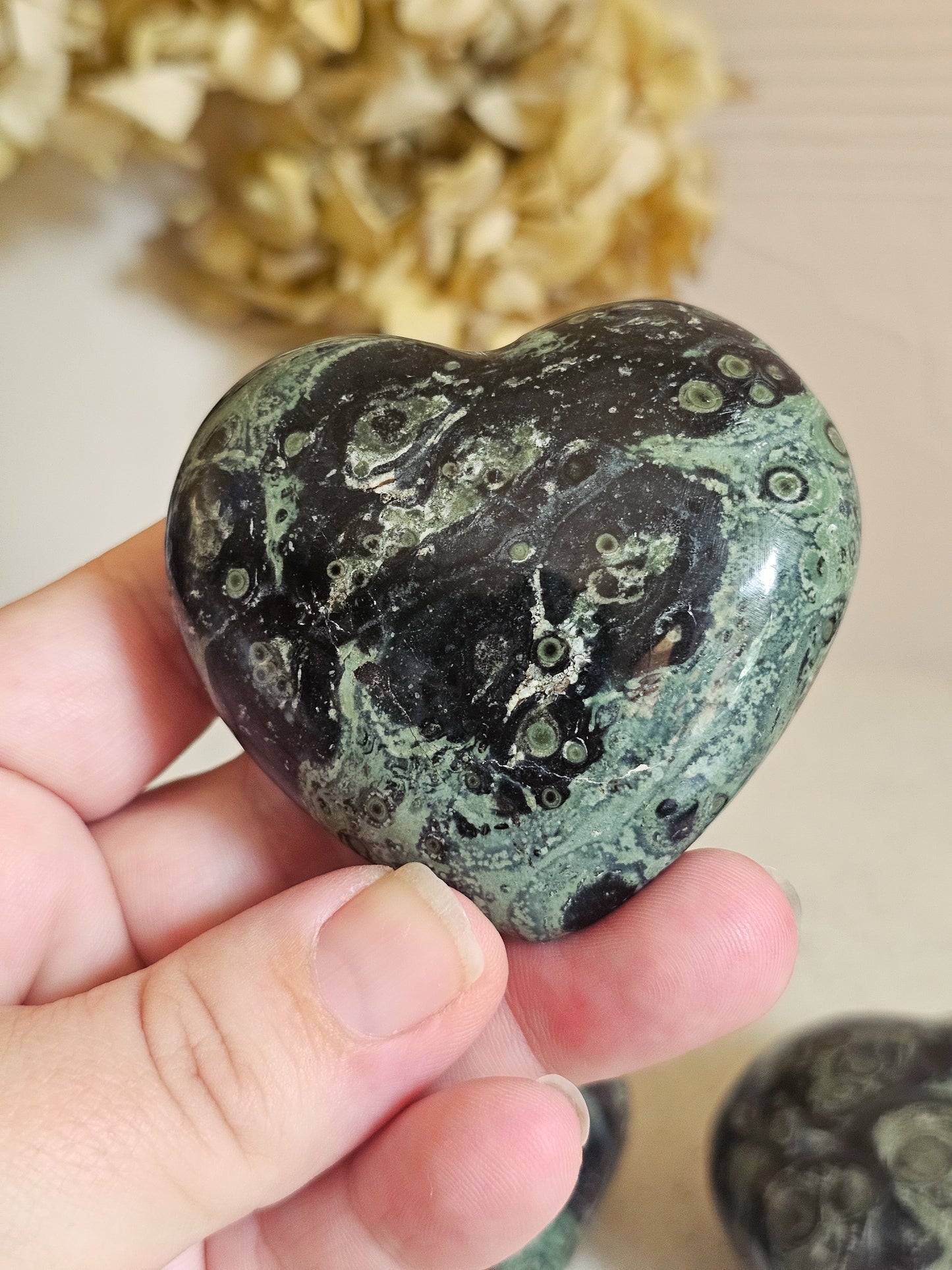 Kambaba Jasper Hearts