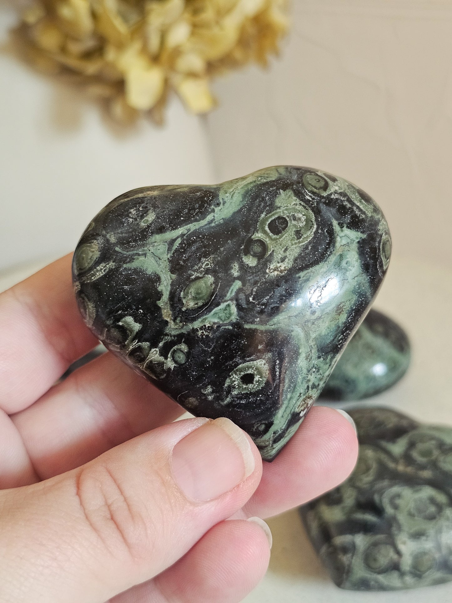 Kambaba Jasper Hearts