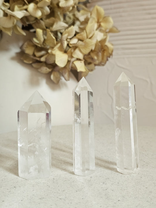 Clear Quartz Towers